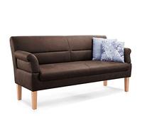 CAVADORE Kira Sofás - Tela Taurus Cognac - 196 x 94 x 81 cm