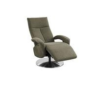 CAVADORE Sillón de TV Tirol con función de relajación Ajustable manualmente, 74 x 112 x 82 cm, Estructura de Color Verde