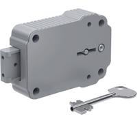 Cawi - Cerradura de seguridad Optima 2648 - para cajas fuertes de hotel, pequeñas, domésticas, para armas, etc. - Fabricada en zinc fundido a presión, incluye 2 llaves - 4310-0023