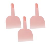 CAXUSD 3piezas Rasqueta Multifuncional Plástico Rosa Cuchillo Corte Masa Untador Mantequilla Herramienta Cocina Pastelería Panadería Dough Cutter Houseware Scraper