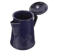 CAXUSD Cafetera de esmalte, hervidor de café espesado, capacidad de 1.2L, vertedor puntiagudo, para cocina en casa o camping