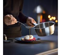 Cazo con Tapa de Acero Inoxidable Cromargan® 18 cm, 1,8 L - Colección Iconic WMF Ganadora del Premio de Diseño 2023