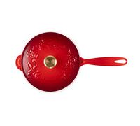 Cazo con Tapa de Hierro Fundido 22 cm - Edición Limitada Holly de Le Creuset para Cocinar y Servir con Estilo, Ideal para Salsas, Salteados y Guisos