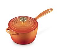 Cazo de Cocina Premium Le Creuset 18 cm, Hierro Fundido Esmaltado Volcánico con Destellos Dorados, Edición Limitada del 100 Aniversario, Apto para Todo Tipo de Fuegos