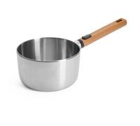 Cazo LOGIC STEEL 18 cm, con mango extraíble, acero inoxidable, WOLL