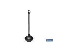 Cofan Cuchara Sopera Modelo Neige | Fabricada en Silicona con Mango Inox | Medida 32 cm | Resistente hasta 220ºC