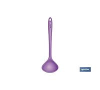 Cazo sopa silicona modelo vergini morada 28x8.5cm