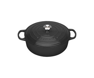 Cazuela 30 cm Le Creuset Signature Hierro fundido 21179300000430 Negro Mate
