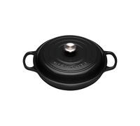 Le Creuset Cazuela Signature 30 cm de hierro fundido 3,5 L Negro mate