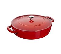 CAZUELA CHISTERA, REDONDA, 24 CM STAUB Cereza