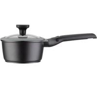Cazuela de aluminio, GSW Easy Click, 16 cm, apta para inducción, revestimiento Vitaflon Granit, libre de , con asa desmontable
