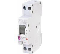 CB Elektro: Disyuntor diferencial con interruptor automático, 1 polo + N, 16A, 6kA, Tipo A, 30mA. Modelo: KZS-1M-UNI (ETI)