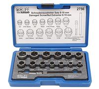 CCLIFE 15 piezas Juego de extractor de tuercas extractor de tornillos para extraer pernos dañados 8-19mm