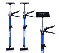 CCLIFE 2 piezas Puntales Techo Puntal Telescópico Soporte Techo Soporte Telescópico Extensible de 50-115 cm Carga hasta 30 kg Tensores de Puertas para Construcción Obras