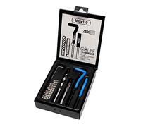 CCLIFE Juego de reparación de roscas M5 M6 M8 M10 M12 M14 kit reparacion roscas helicoidales helicoil kits, Tamaño:M6 X 1,0