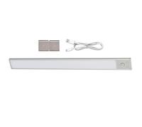 ccuzs LED Under Cabinet Lighting, No-Drill LED Light Strip Fixture with 3 Color Modes, Rechargeable Lights for Kitchen, Stairs, Drawers, Wardrobe, Home Interior