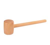 CCYLEZ Martillo de Haya de Madera Maciza para Manualidades de Cuero, Mazo de Carpintero Duradero de Alta Dureza, Agarre Cómodo, Aprox.295 Mm de Largo