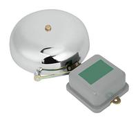 CCYLEZ Timbre Eléctrico, Timbre Escolar Antichispas de Acero Inoxidable, Sonido Potente para Aulas, Tamaño Duradero de 150 Mm, CA 220 V
