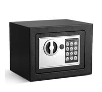 CDC DlGl 6.6LCaja Fuerte Anti-Robo Electrónica con 2 Llaves, Caja Fuerte Empotrable Digital para El Hogar/La Oficina Caja de Seguridad para Objetos de Valor Como Dinero Armas en Efectivo