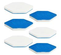 cddcwz Paquete de 6 repuestos para fregona de baño y bañera,Forma Hexagonal