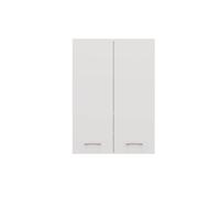 CDF Armario para Lavadora Pola Mini DD | Color: Blanco | Moderno Armario sobre la Lavadora | Estante | Espaciosos estantes | Fácil Montaje | Lados Lisos sin Tapa