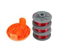 CDIYTOOL 5364 - Carrete de repuesto para recortadora Gardena Turbo SmallCut Item 2401, carrete de recortadora de césped de 1,6 mm para Gardena 5364, con cubierta 5328-20 (3 carretes + 1 cubierta)