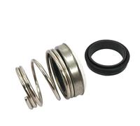 CE-CA-NBR 155-10/12/13/14/15/16/17/18/19/20/21/22/23/24-50mm Sello mecánico de eje de resorte simple for bomba de agua(CE-CA-NBR,10mm)