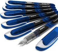 Cebra Fuente - Desechables Pluma Estilográfica - Tinta Negra - Paquete de 6