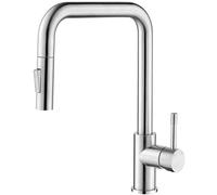 CECIPA Grifo Cocina Extraible, Grifo de Cocina Fregadero con 2 Modos de Rociado, Torneira Cozinha Monomando Flexible Giratorio a 360°, Extensible Torneira Cozinha Acero Inoxidable