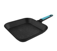 CECOTEC 03166 Plancha de 28 cm de diámetro hecho en aluminio forjado y con revestimiento antiadherente Polka Platinum Thunder
