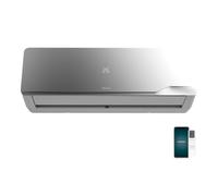 Cecotec Aire Acondicionado Split AirClima 12000 Wind Connected Inverter, 12000 BTU Wi-Fi App, Bomba de Calor, Deshumidificador 26,4 L/día, Temporizador 24h, Pantalla LED