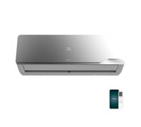 Cecotec Aire Acondicionado Split AirClima 12000 Wind Connected. Inverter, 12000 BTU, Bomba de Calor, 5 Modos, Clase Deshumidificador 21,6 L/día, Pantalla LED, Temporizador 24h, Filtro Lavable