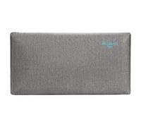 Cecotec Almohada Flow Satisfaction 135 cm. 100% Viscoelástica, Firmeza Medio-Alta, Máxima Adaptabilidad y Confort, Tacto Extra Suave, Funda Transpirable Gris Metalizada, Antiácaros y Antibacterias