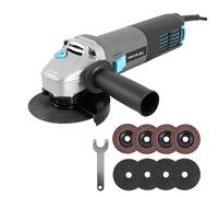 Cecotec Amoladora Angular Eléctrica RadialPower 1000 Filtra. 1000W, Filtros para Proteger el Motor del Polvo, Compatible con Discos de 125mm, Velocidad hasta 16000rpm, Incluye 8 Discos