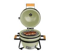 Cecotec Barbacoa de Ceramica Parrilla de Carbón DragonFire 3200. Resistente a 1000 ºC, Diámetro 32 cm, Sistema Rise & Feast