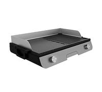 Cecotec Barbacoa eléctrica de sobremesa PerfectRoast 3000 Inox – 3000 W, Rockstone
