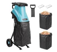 Cecotec Biotrituradora de Jardín BioCrush 3100 Fast | Potencia de 2500 W, Velocidad de 4500 rpm, Diámetro Máximo de Trituración 45 mm, Cuchillas de Acero SK5, Clasificación IPX4