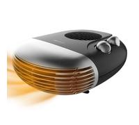 Cecotec Calefactor Eléctrico Bajo Consumo ReadyWarm 2000 Max Horizon Black. Termoventilador de 2000 W, 3 Modos