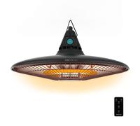 Cecotec Calefactor de Techo ReadyWarm 1500 Power Ceiling 1500 W Halógeno IP65 Mando a distancia 10 m²