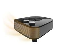 Cecotec Calefactor Eléctrico Termoventilador ReadyWarm 2060 Max Horizon Black. 2000W, 2 Niveles de Potencia, Bajo Consumo, 3 Modos de Funcionamiento, Uso Sencillo, Ligero, Estable y Negro