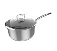 Cecotec Cazo Polka Classy 16 Pot Steel - 16 cm, 1,3 L, Acero inox 18/10, Antiadherente