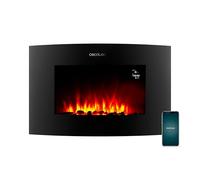 Cecotec Chimenea eléctrica decorativa ReadyWarm 3560 35" Mando y WiFi 2000W
