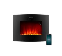 Cecotec Chimenea eléctrica ReadyWarm 2250 Curved Flames Connected 2000 W 22" WiFi mando a distancia