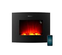 Cecotec Chimenea eléctrica de pared ReadyWarm 2650 Curved Flames Connected