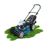 Cortacésped a gasolina Cecotec, con un ancho de corte de 51 cm, modelo Terrenator 4000.51 MAX Total Z Automático, motor de 167 cm³ y carcasa de acero