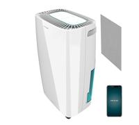 Cecotec Deshumidificador de 2,5L BigDry 4000 Expert Connected Extra. 10 L/día, Depósito Extraíble, Control por Wi-Fi, Pantalla LED, Control Táctil, Temporizador 24h, 2 Velocidades, Cobertura 105m³