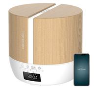 Cecotec Difusor de aromas PUREAROMA 550 Connected 500 ml Bluetooth LED Altavoz White Woody