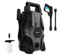 Cecotec Hidrolimpiadora de Alta Presión HydroBoost 1400 Essential Plus. 1400W, Presión 105 Bares, Hogar, Jardín o Coche, Caudal de 426 l/h, Bomba de Aluminio, Radio de Acción 9 Metros