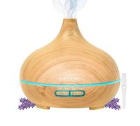 Cecotec Humidificador Ultrasónico - Difusor de Aromas Eléctrico Pure Aroma 300 Yang Extra. Depósito de 300ml, 7 Colores LED con Control Manual o Automático, Temporizador 6h, Cobertura 15m²