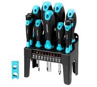 Cecotec Juego de destornilladores HardGyro 220 Magnetic – 22 piezas, CR-V, 10 puntas S2, magnetizador